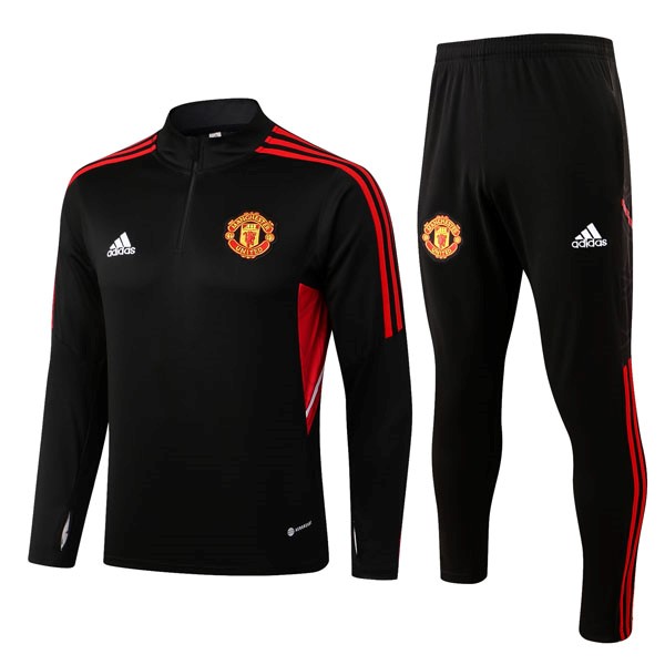 Trainings-Sweatshirt Manchester United 2023 Schwarz